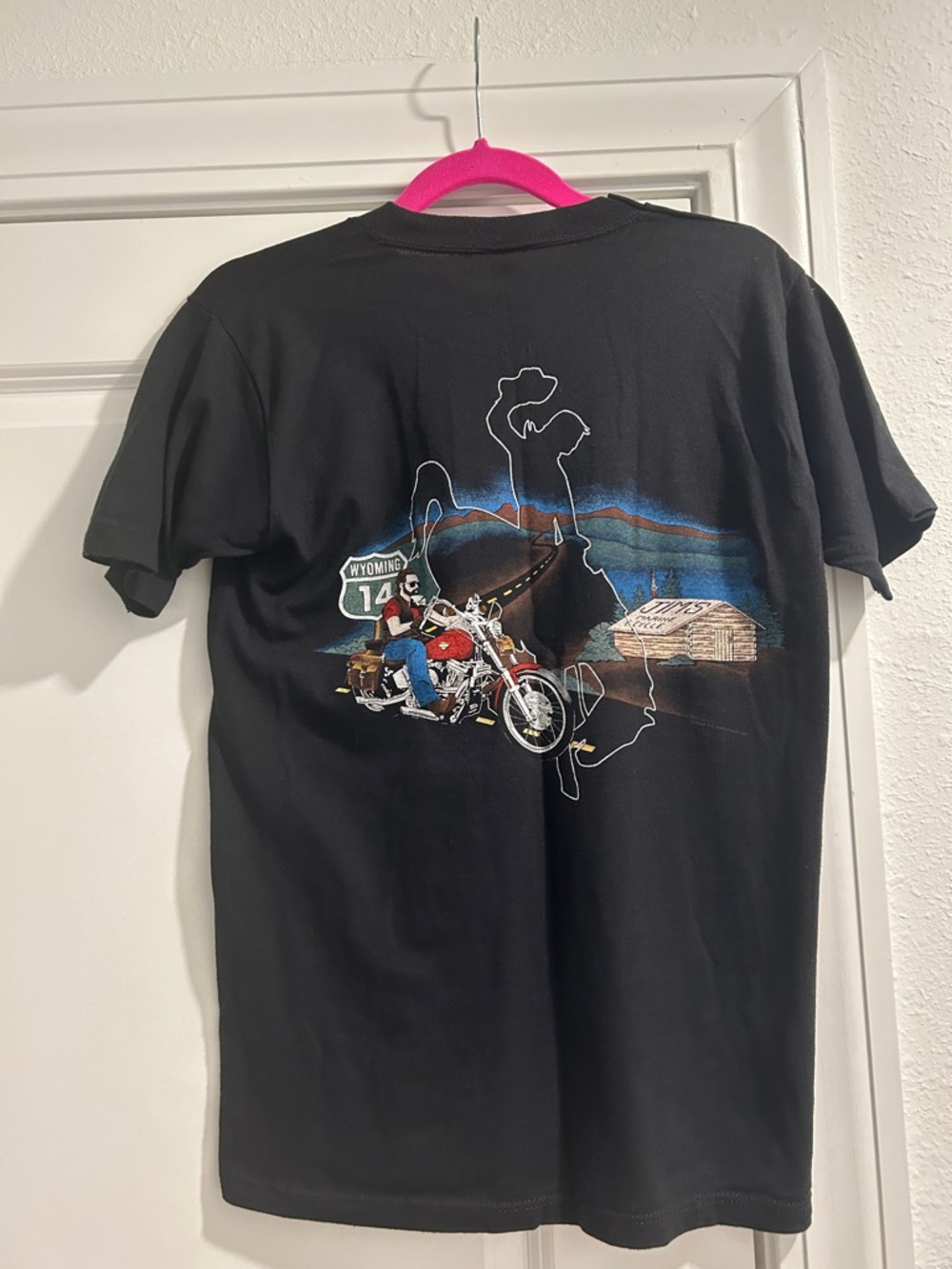 Vintage Jerzees Harley Davidson Black Tee from Jim’s HD in Sheridan Wyoming